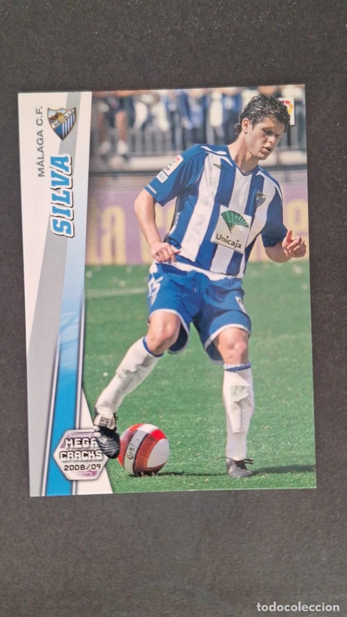 Cromos de F&uacute;tbol: L1 SILVA MALAGA C. F. 174 PANINI MEGACRACKS 2008 2009 08 09