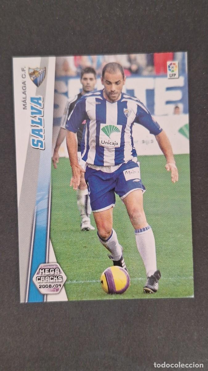 Cromos de F&uacute;tbol: L1 SALVA MALAGA C. F. 180 PANINI MEGACRACKS 2008 2009 08 09