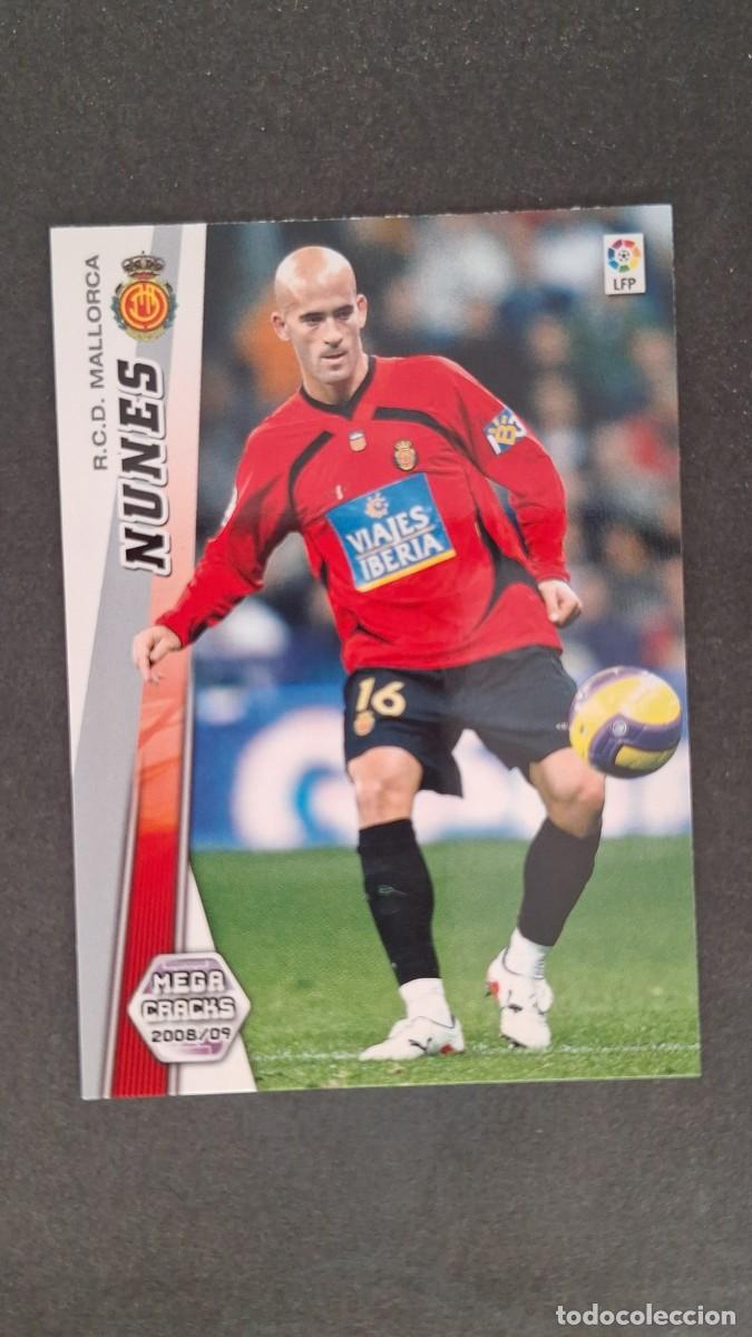Cromos de F&uacute;tbol: L1 NUNES R. C. D. MALLORCA 187 PANINI MEGACRACKS 2008 2009 08 09