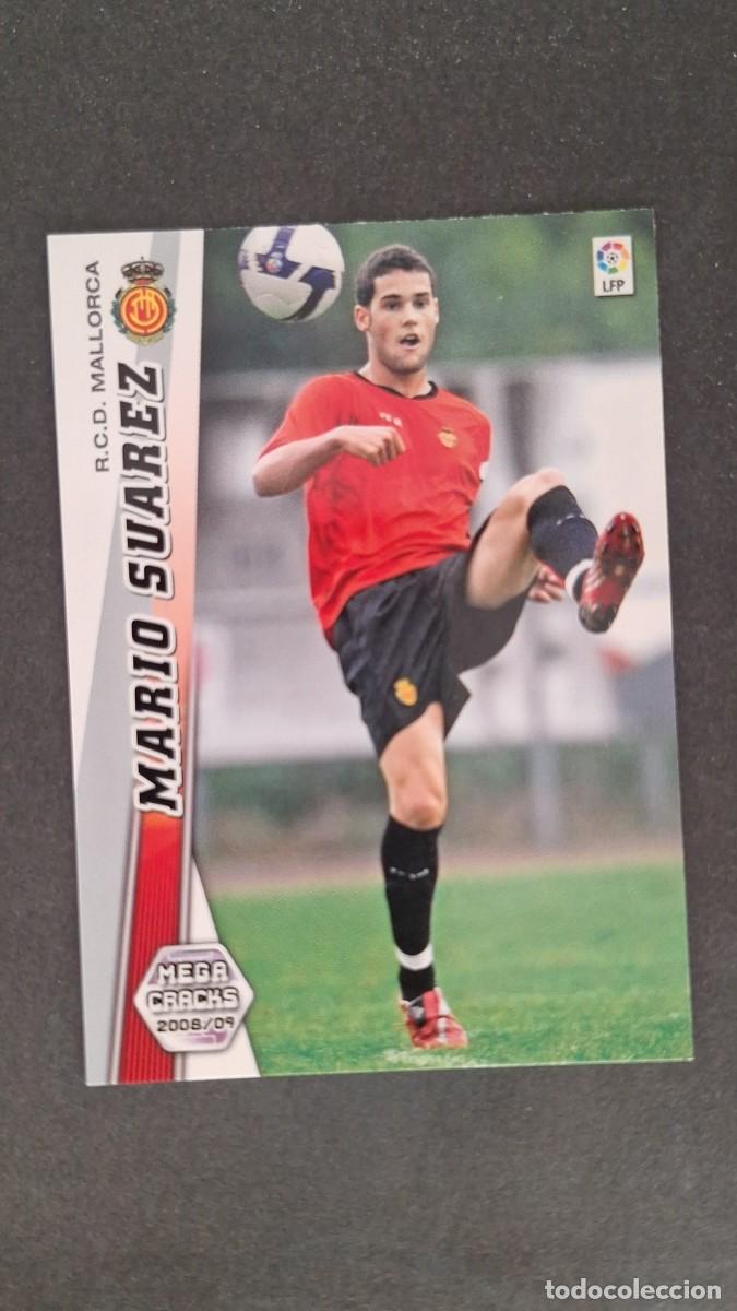 Cromos de F&uacute;tbol: L1 MARIO SUAREZ R. C. D. MALLORCA 189 PANINI MEGACRACKS 2008 2009 08 09
