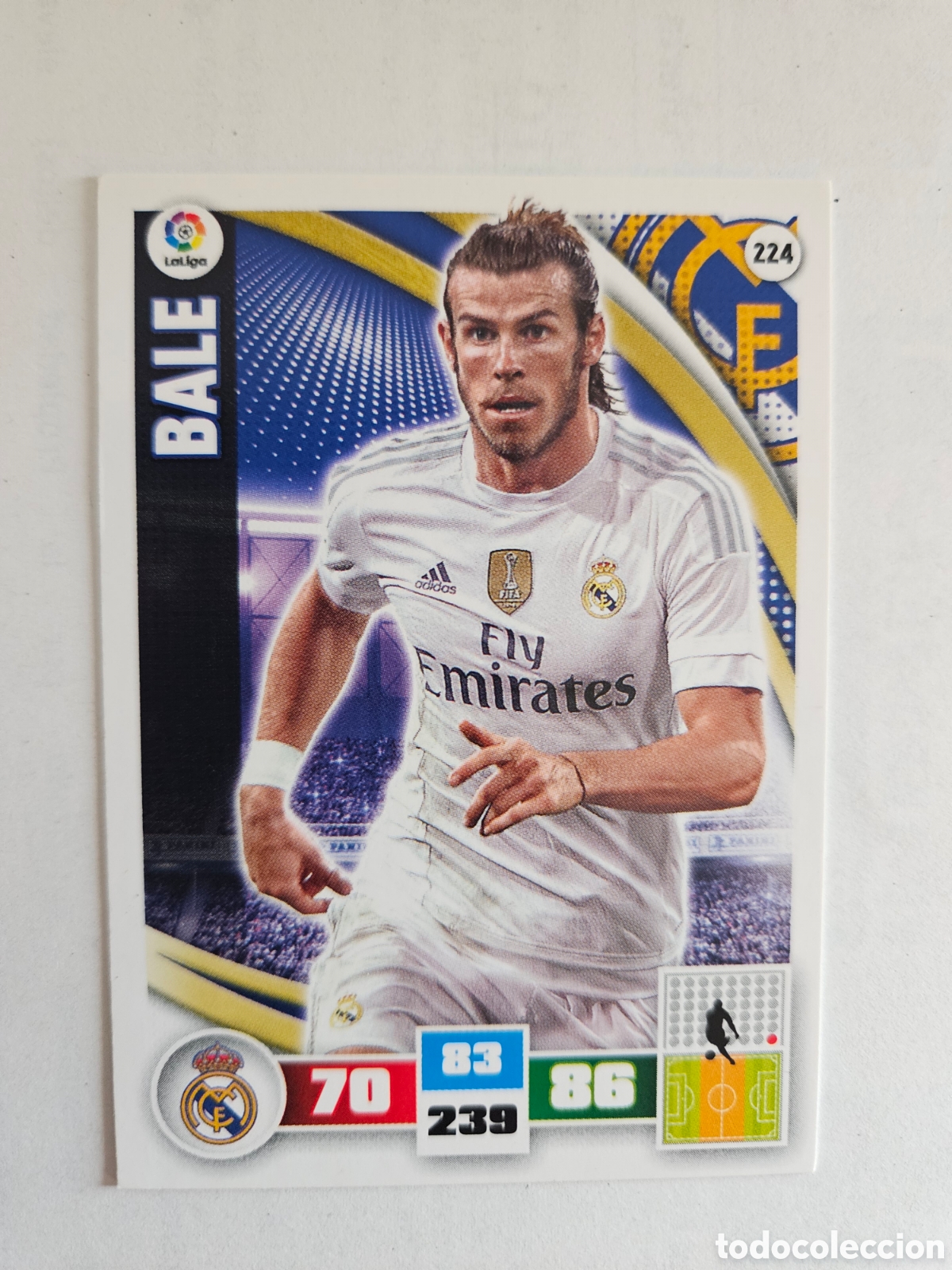 Cromos de F&uacute;tbol: Adrenalyn Real Madrid 224 BALE 2015-16