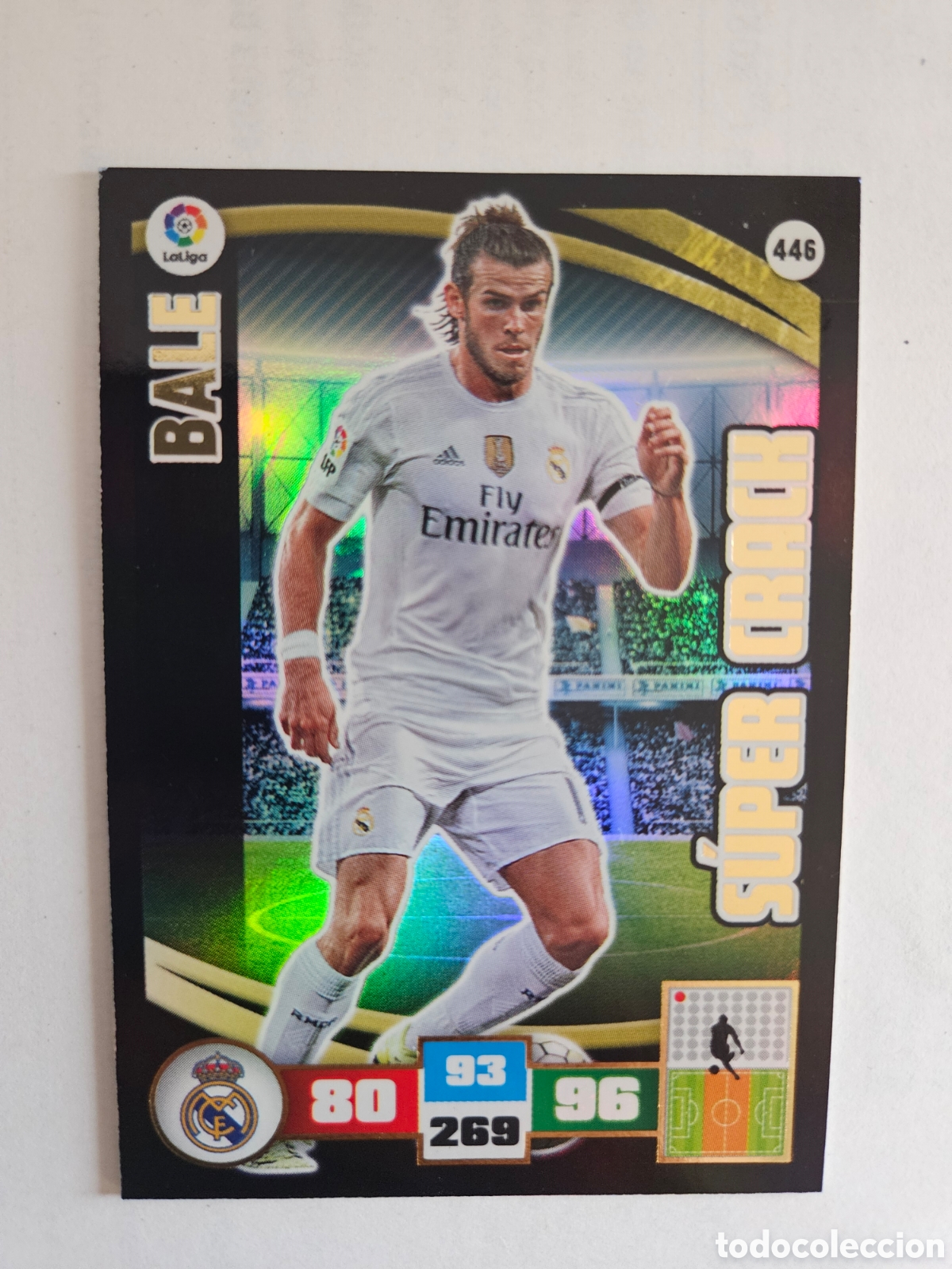 Cromos de F&uacute;tbol: BALE N&ordm; 446 / S&Uacute;PER CRACK (REAL MADRID) ADRENALYN XL 2015 2016 PANINI 15 16