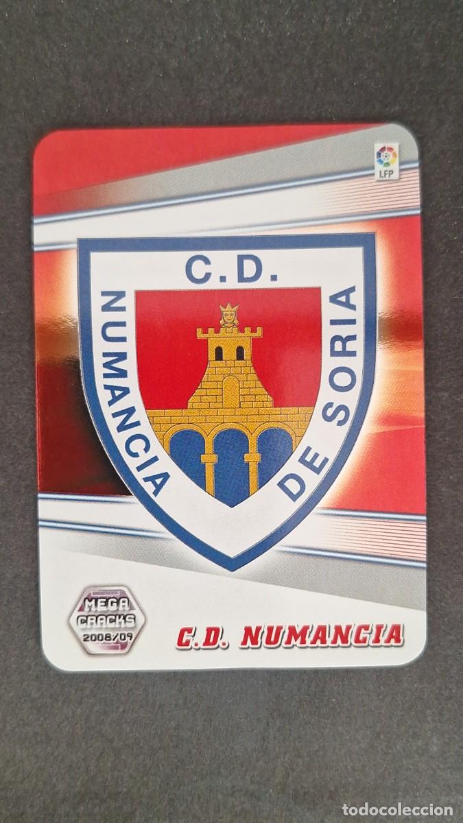 Figurine di Calcio: L1 ESCUDO C. D. NUMANCIA 199 PANINI MEGACRACKS 2008 2009 08 09