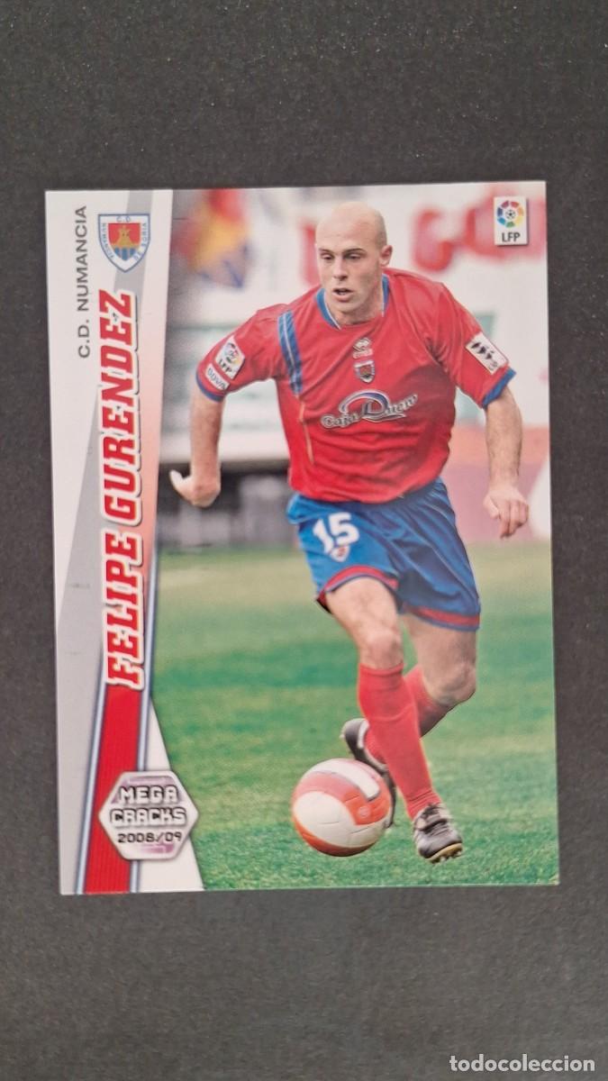 Figurine di Calcio: L1 FELIPE GURENDEZ C. D. NUMANCIA 206 PANINI MEGACRACKS 2008 2009 08 09
