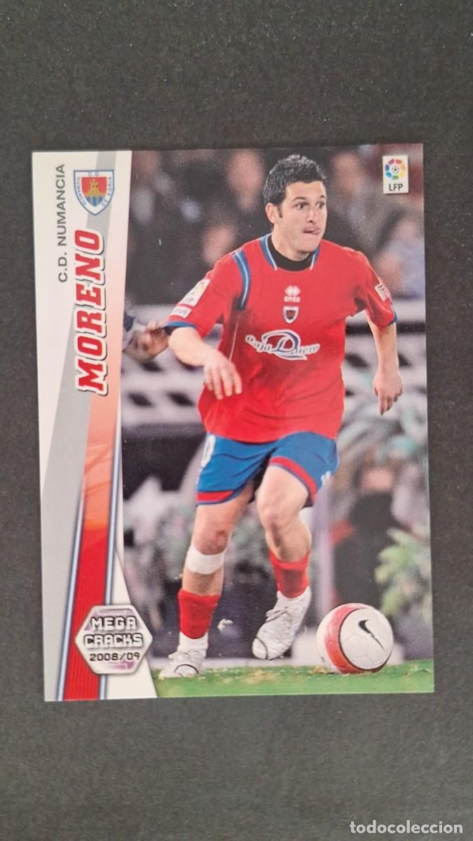 Cromos de Futebol: L1 MORENO C. D. NUMANCIA 208 PANINI MEGACRACKS 2008 2009 08 09