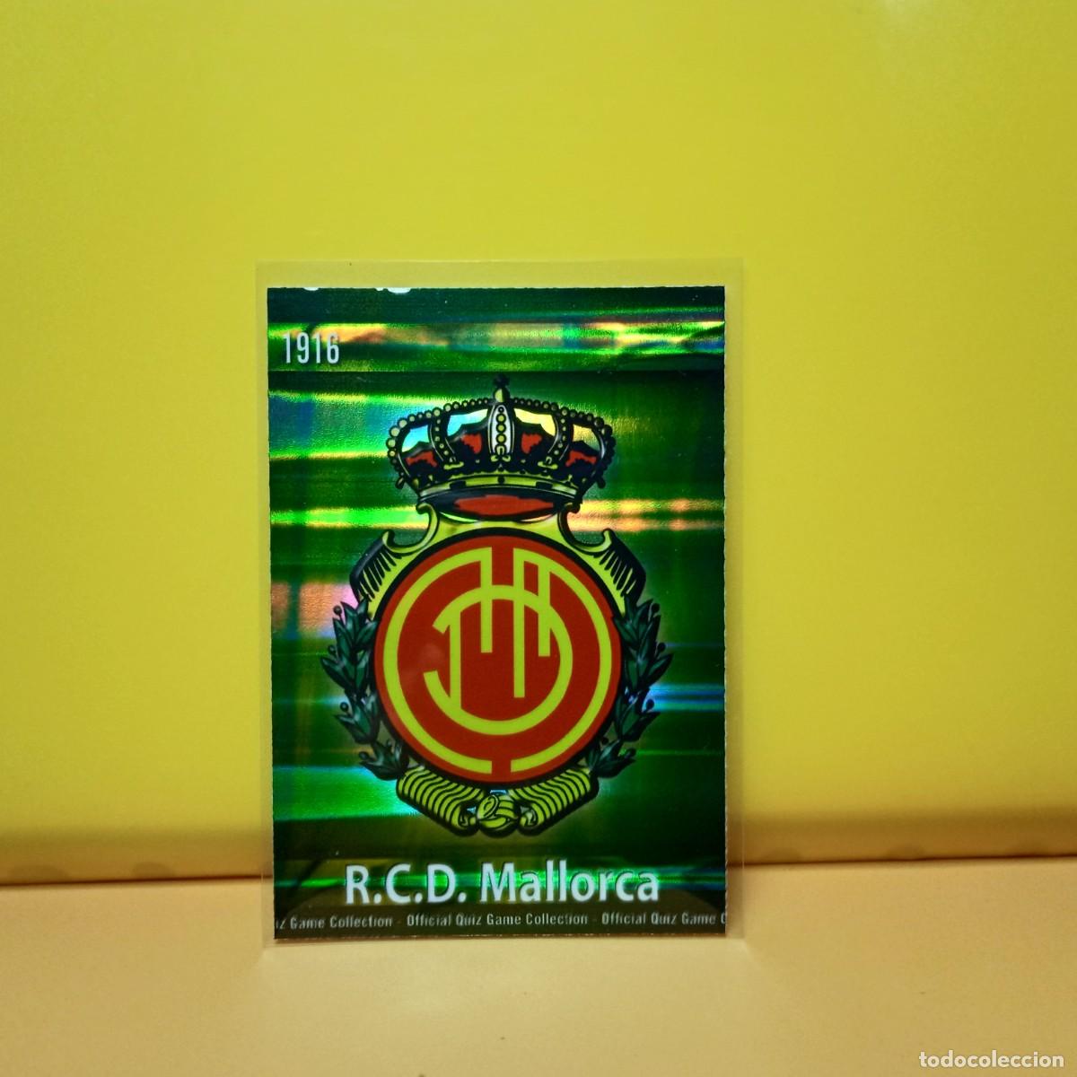 Cromos de Futebol: ESCUDO BRILLO RAYAS HORIZONTAL R.C.D MALLORCA 217, MUNDICROMO LIGA 2009 2010 09/10