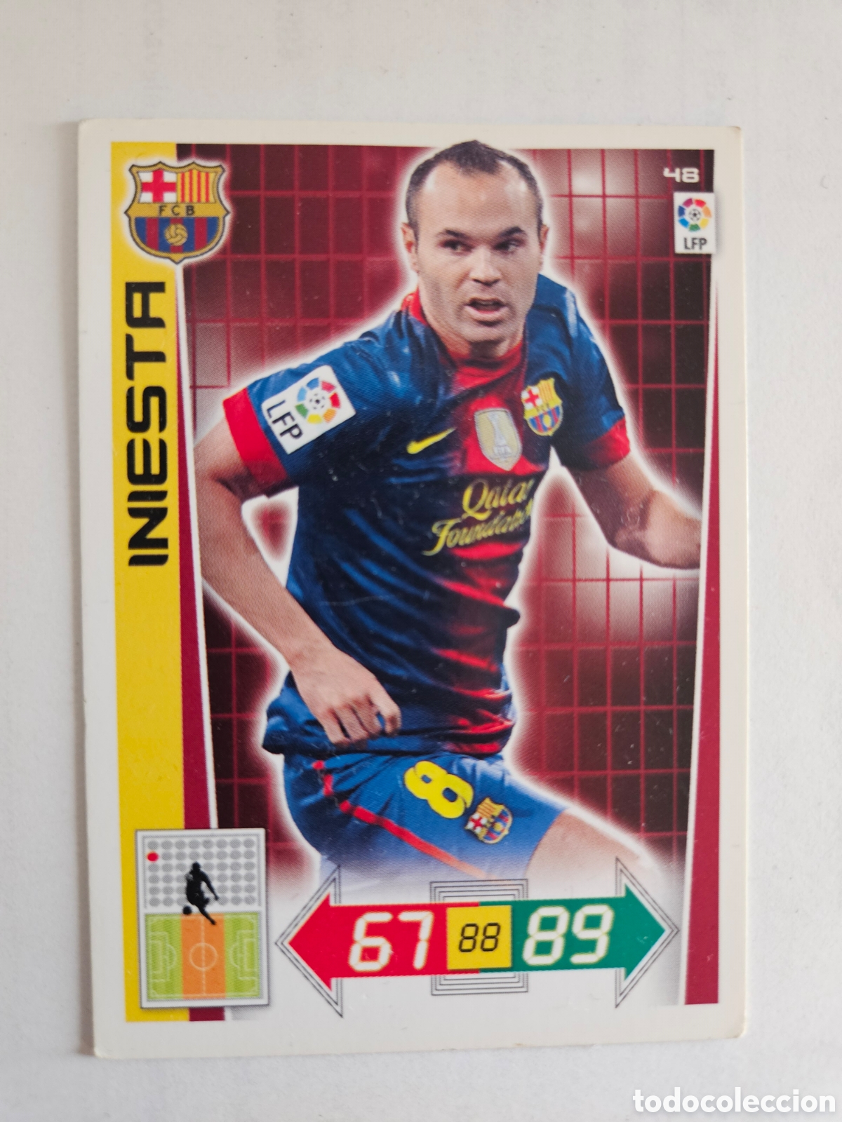 Cromos de Futebol: Barcelona 48 INIESTA Adrenalyn 2012-13