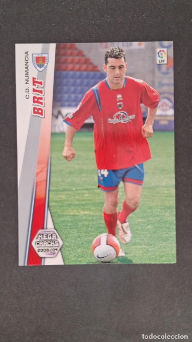Cromos de Futebol: L1 BRIT C. D. NUMANCIA 214 PANINI MEGACRACKS 2008 2009 08 09