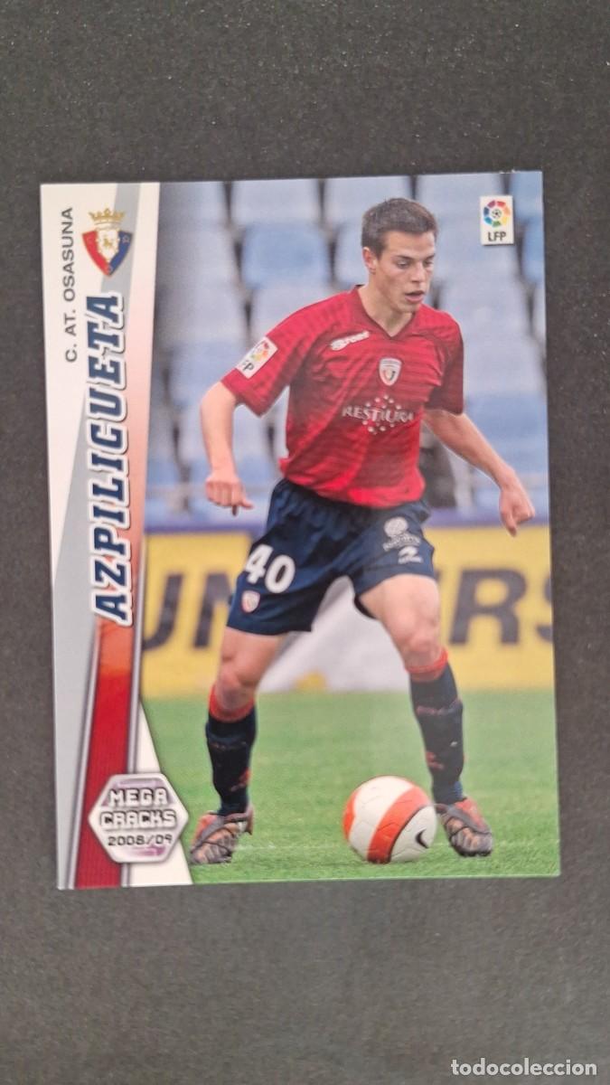 Cromos de F&uacute;tbol: L1 AZPILICUETA C. A. OSASUNA 219 PANINI MEGACRACKS 2008 2009 08 09