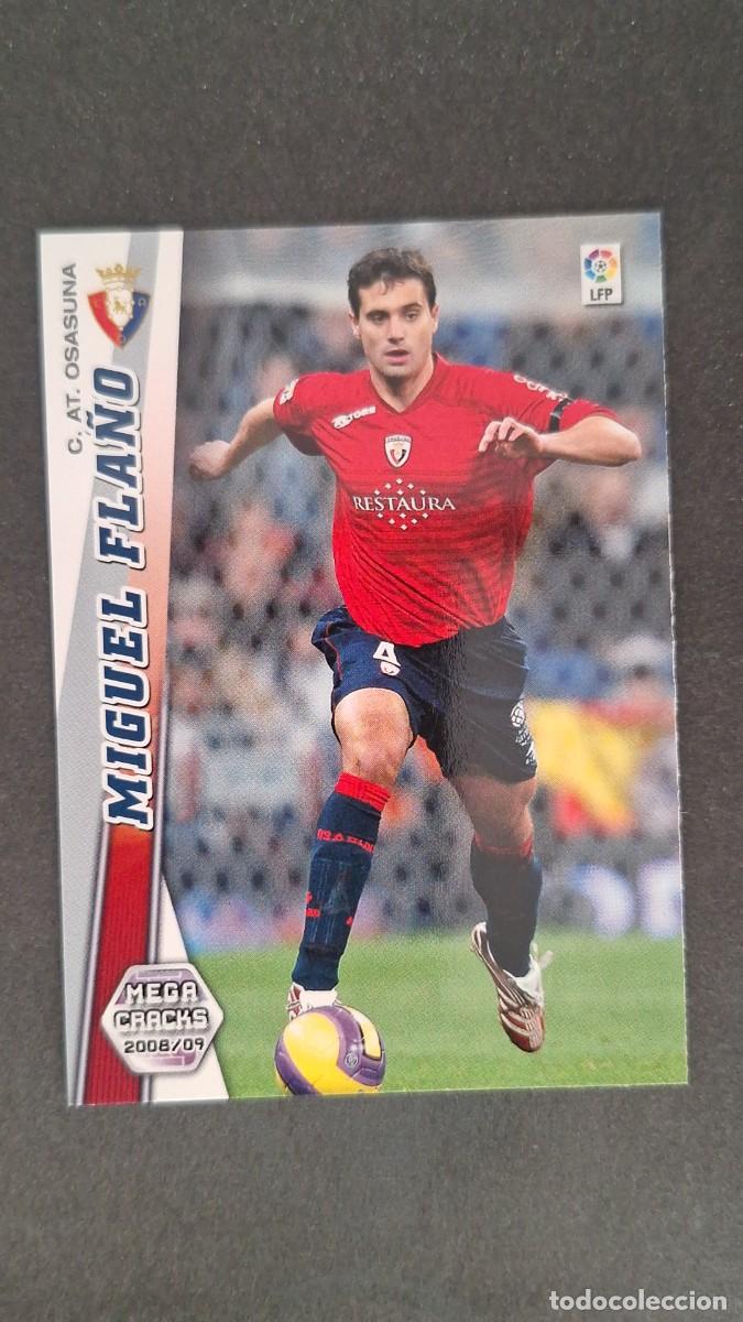 Cromos de F&uacute;tbol: L1 MIGUEL FLA&Ntilde;O C. A. OSASUNA 222 PANINI MEGACRACKS 2008 2009 08 09