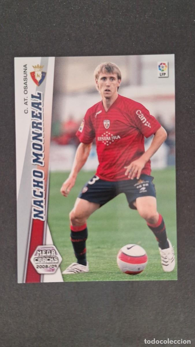 Cromos de F&uacute;tbol: L1 NACHO MONREAL C. A. OSASUNA 224 PANINI MEGACRACKS 2008 2009 08 09