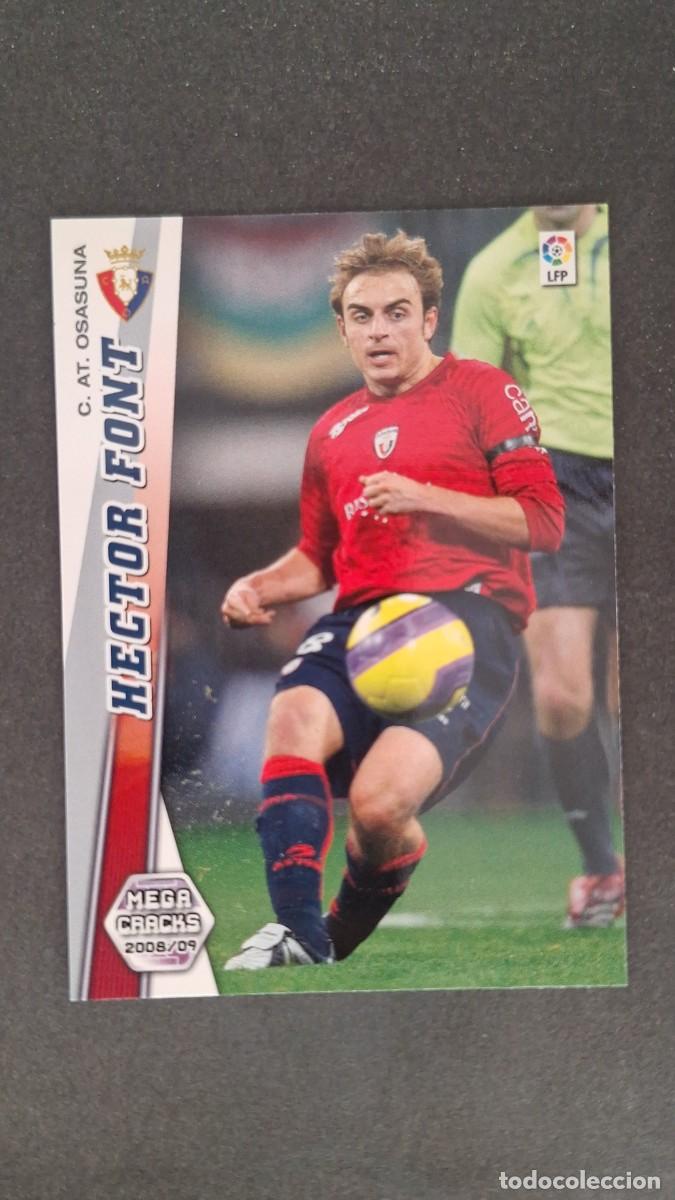 Cromos de F&uacute;tbol: L1 HECTOR FONT C. A. OSASUNA 227 PANINI MEGACRACKS 2008 2009 08 09