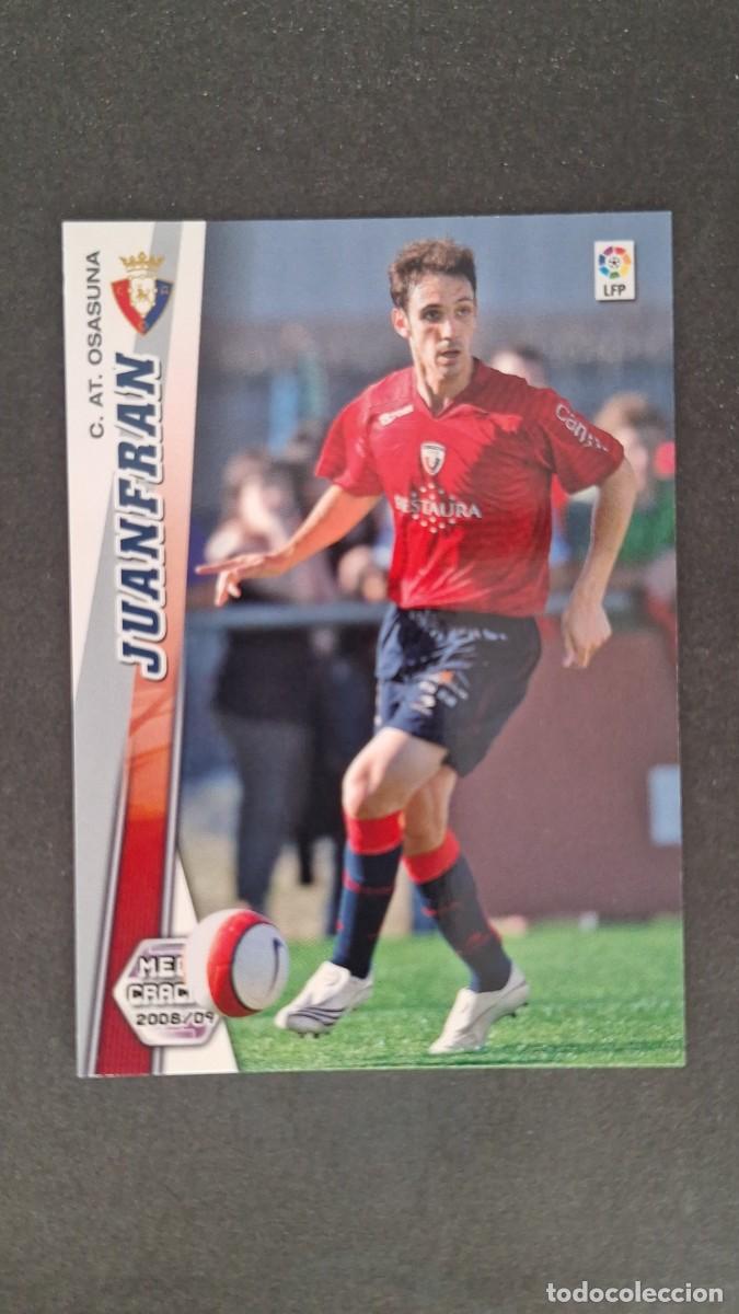 Cromos de F&uacute;tbol: L1 JUANFRAN C. A. OSASUNA 229 PANINI MEGACRACKS 2008 2009 08 09