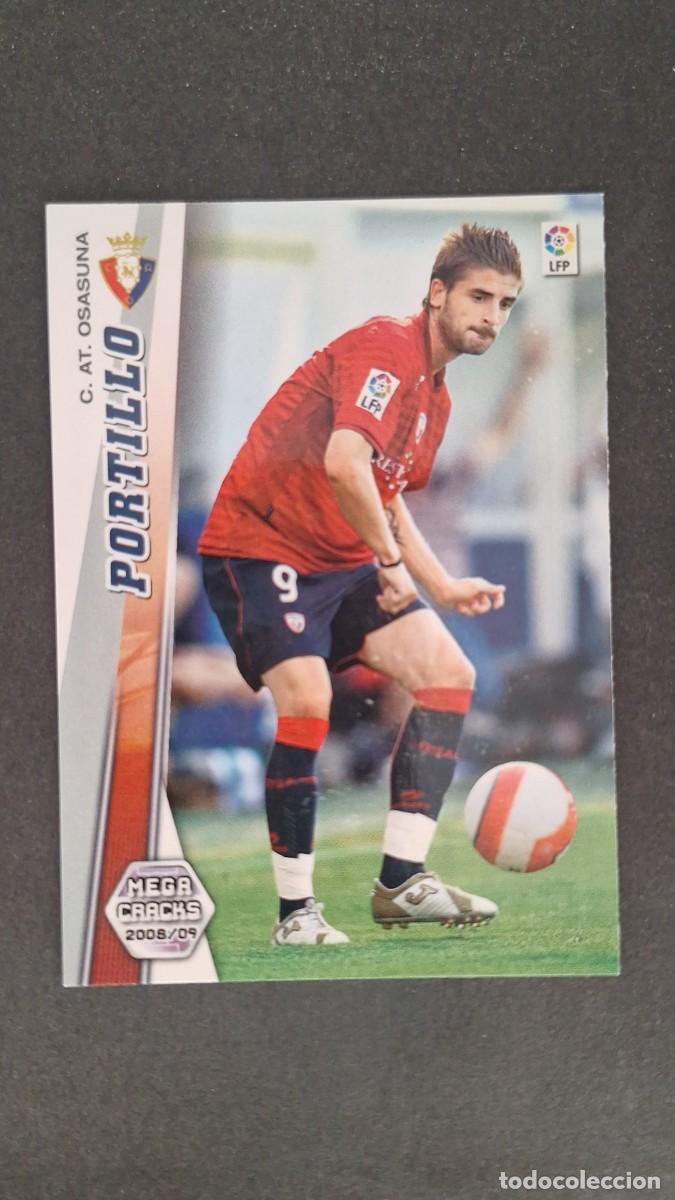 Cromos de F&uacute;tbol: L1 PORTILLO C. A. OSASUNA 234 PANINI MEGACRACKS 2008 2009 08 09