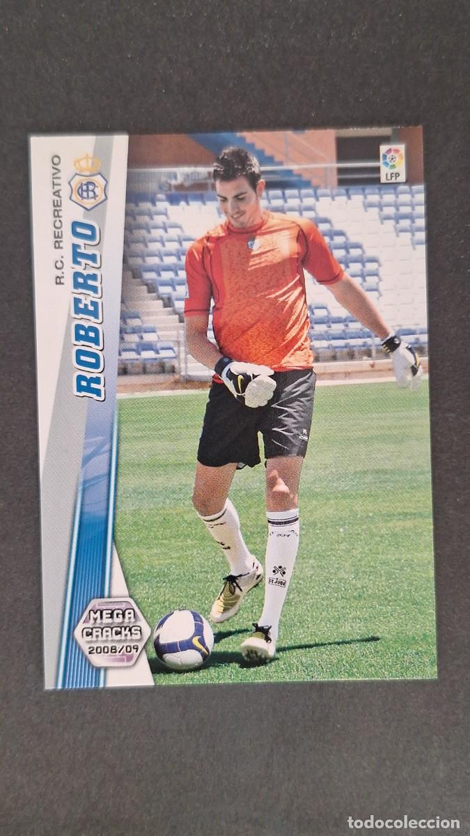 Cromos de F&uacute;tbol: L1 ROBERTO RECREATIVO DE HUELVA 254 PANINI MEGACRACKS 2008 2009 08 09