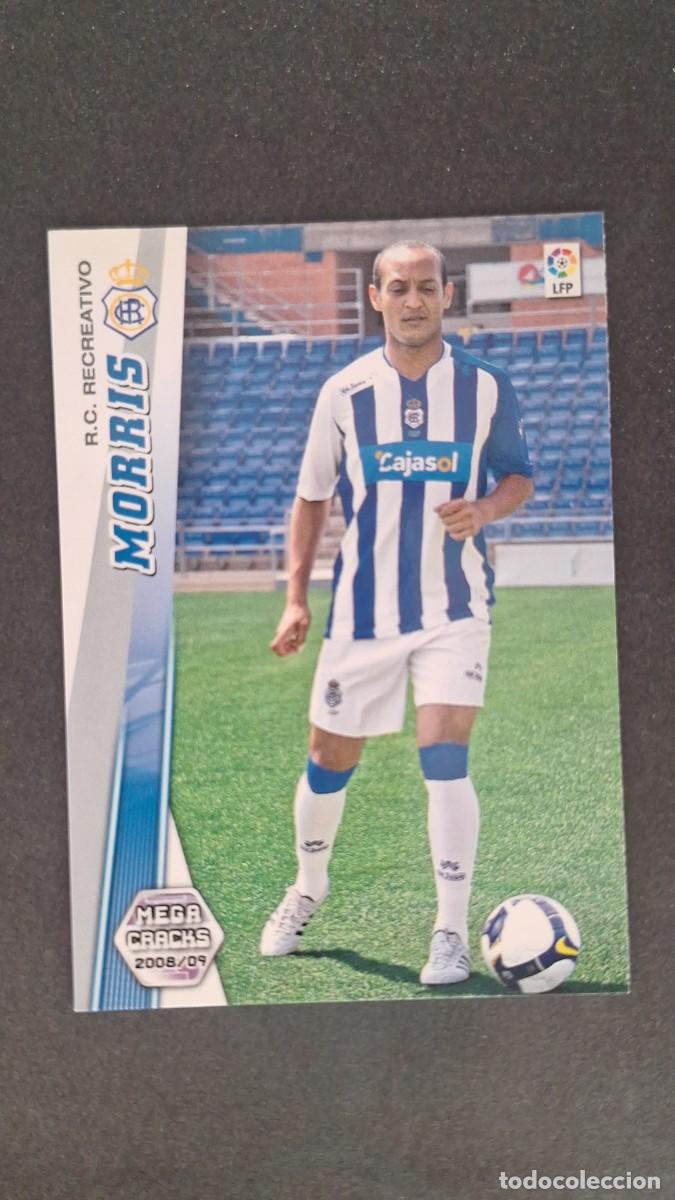 Cromos de F&uacute;tbol: L1 MORRIS RECREATIVO DE HUELVA 255 PANINI MEGACRACKS 2008 2009 08 09