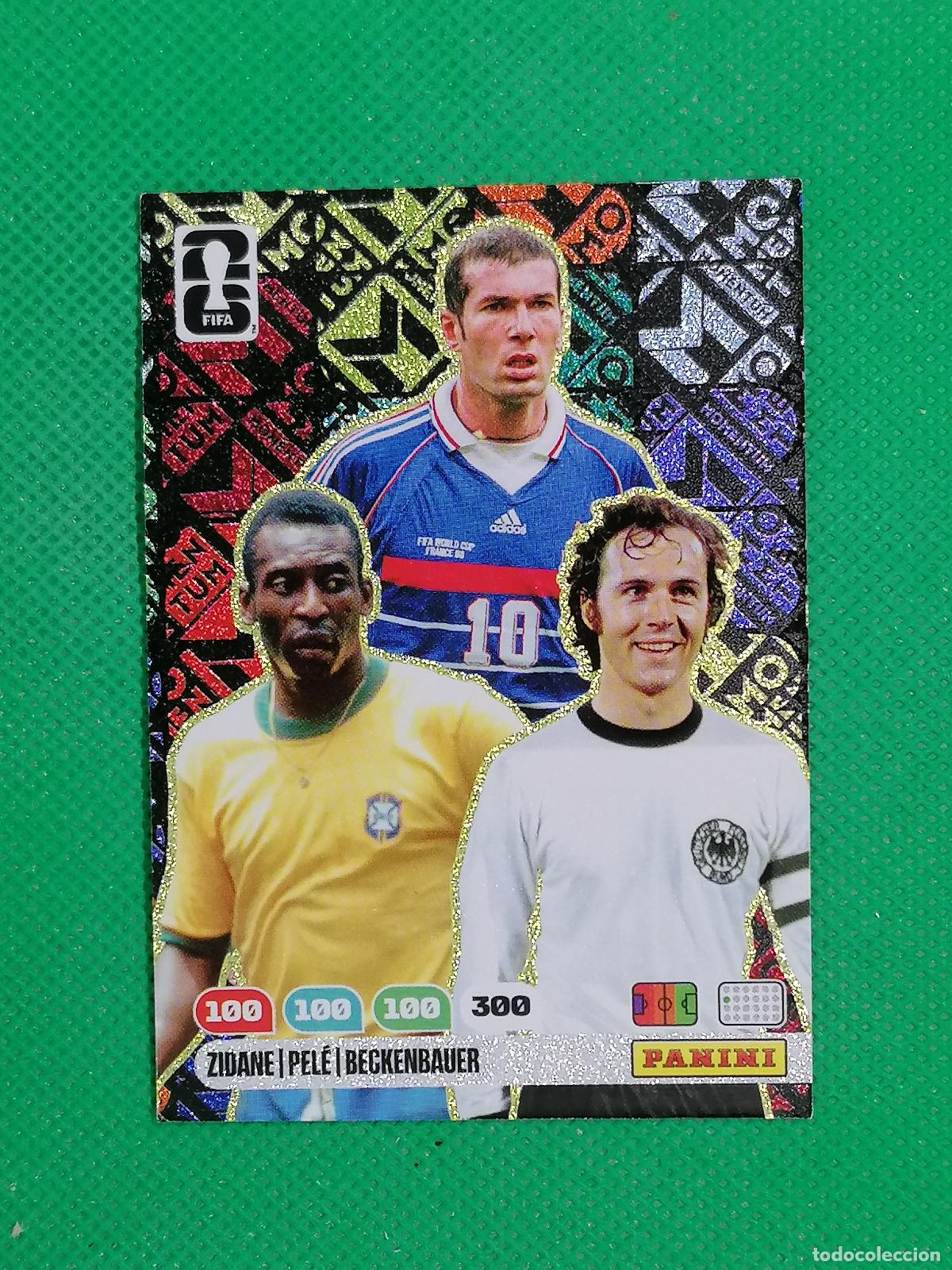 Cromos de F&uacute;tbol: ZIDANE PELE BECKENBAUER MOMENTUM BRASIL ALEMANIA FRANCIA ⚽ PANINI ADRENALYN FIFA WORLD CUP 26 2026 ⚽