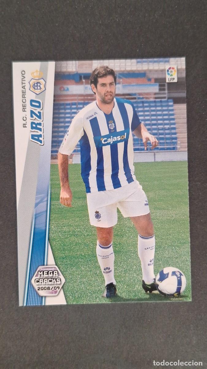 Cromos de F&uacute;tbol: L1 ARZO RECREATIVO DE HUELVA 259 PANINI MEGACRACKS 2008 2009 08 09