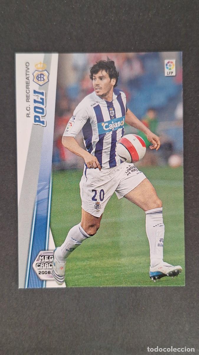 Cromos de F&uacute;tbol: L1 POLI RECREATIVO DE HUELVA 260 PANINI MEGACRACKS 2008 2009 08 09
