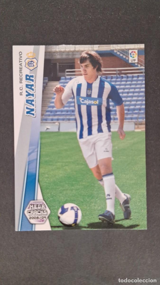Cromos de F&uacute;tbol: L1 NAYAR RECREATIVO DE HUELVA 261 PANINI MEGACRACKS 2008 2009 08 09