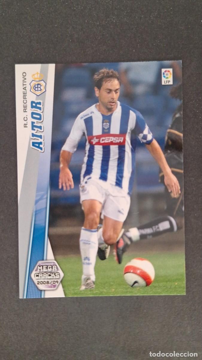 Cromos de F&uacute;tbol: L1 AITOR RECREATIVO DE HUELVA 264 PANINI MEGACRACKS 2008 2009 08 09
