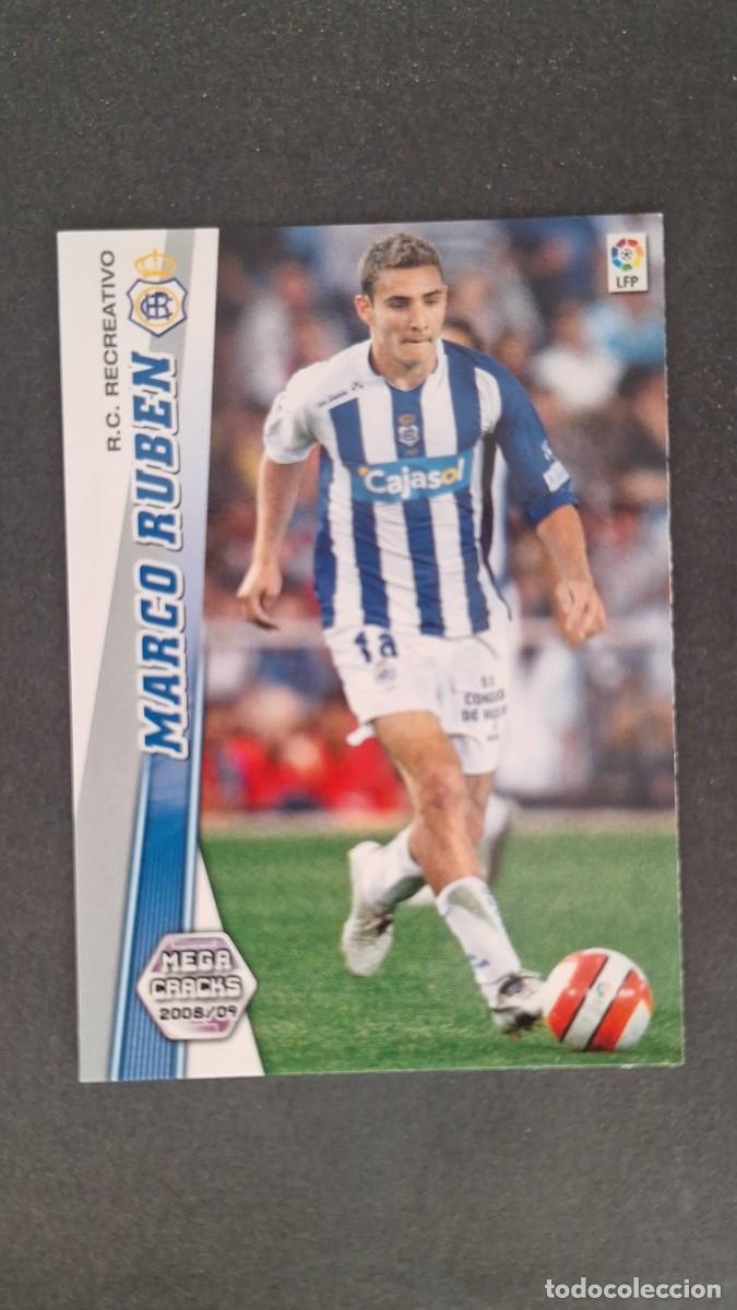 Cromos de F&uacute;tbol: L1 MARCO RUBEN RECREATIVO DE HUELVA 267 PANINI MEGACRACKS 2008 2009 08 09