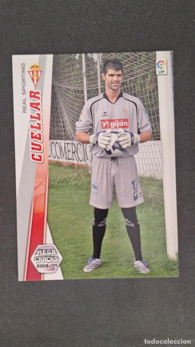 Cromos de F&uacute;tbol: L1 CUELLAR SPORTING DE GIJON 290 PANINI MEGACRACKS 2008 2009 08 09