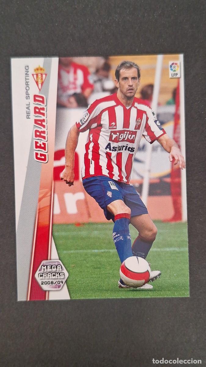 Cromos de F&uacute;tbol: L1 GERARD SPORTING DE GIJON 293 PANINI MEGACRACKS 2008 2009 08 09