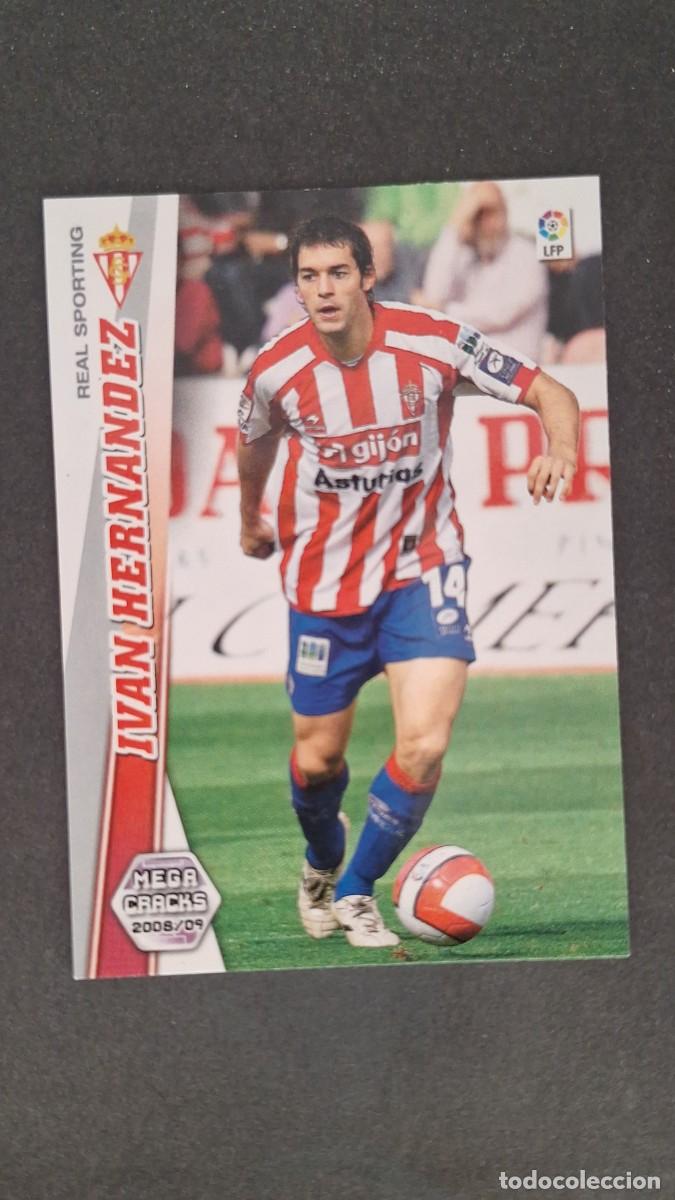 Cromos de F&uacute;tbol: L1 IVAN HERNANDEZ SPORTING DE GIJON 296 PANINI MEGACRACKS 2008 2009 08 09