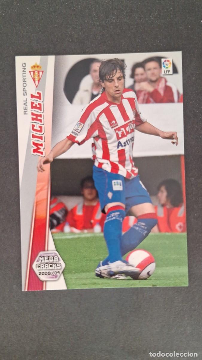 Cromos de F&uacute;tbol: L1 MICHEL SPORTING DE GIJON 298 PANINI MEGACRACKS 2008 2009 08 09