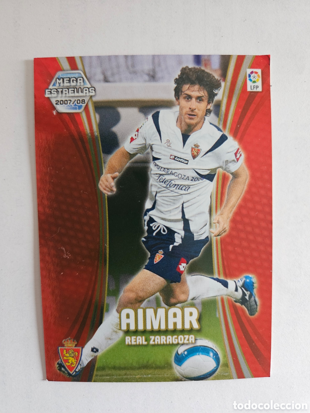 Cromos de F&uacute;tbol: AIMAR MEGA ESTRELLAS 375 (ZARAGOZA) PANINI MEGACRACKS 2007-2008 07 08
