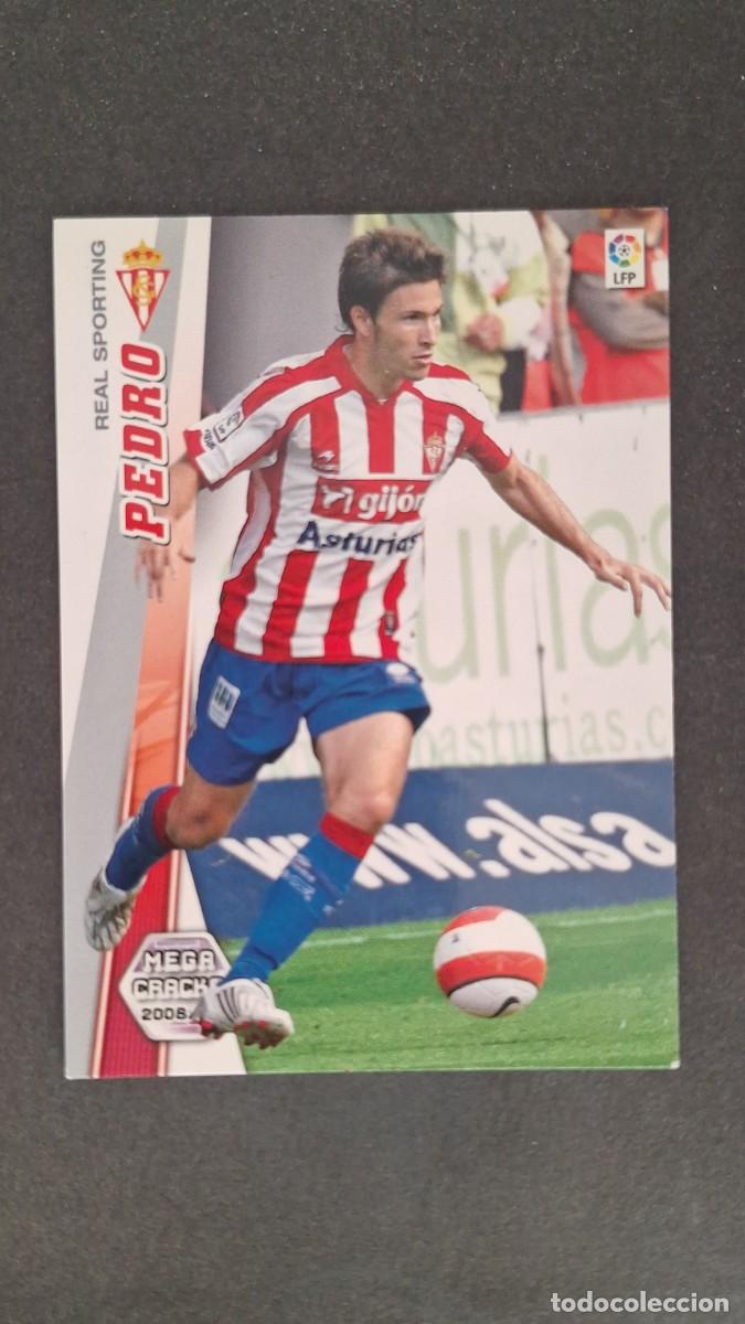 Cromos de F&uacute;tbol: L1 PEDRO SPORTING DE GIJON 299 PANINI MEGACRACKS 2008 2009 08 09
