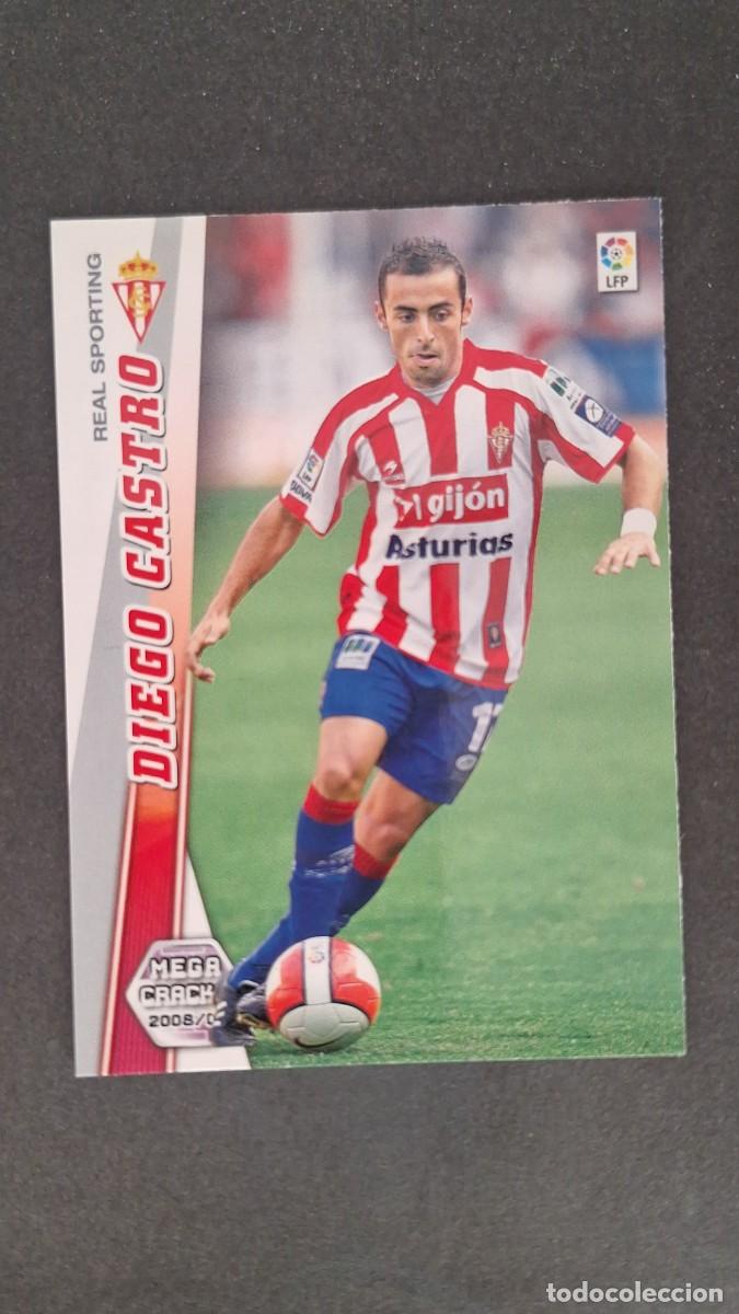 Cromos de F&uacute;tbol: L1 DIEGO CASTRO SPORTING DE GIJON 300 PANINI MEGACRACKS 2008 2009 08 09