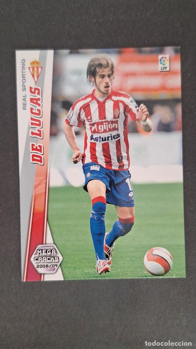 Cromos de F&uacute;tbol: L1 DE LUCAS SPORTING DE GIJON 301 PANINI MEGACRACKS 2008 2009 08 09