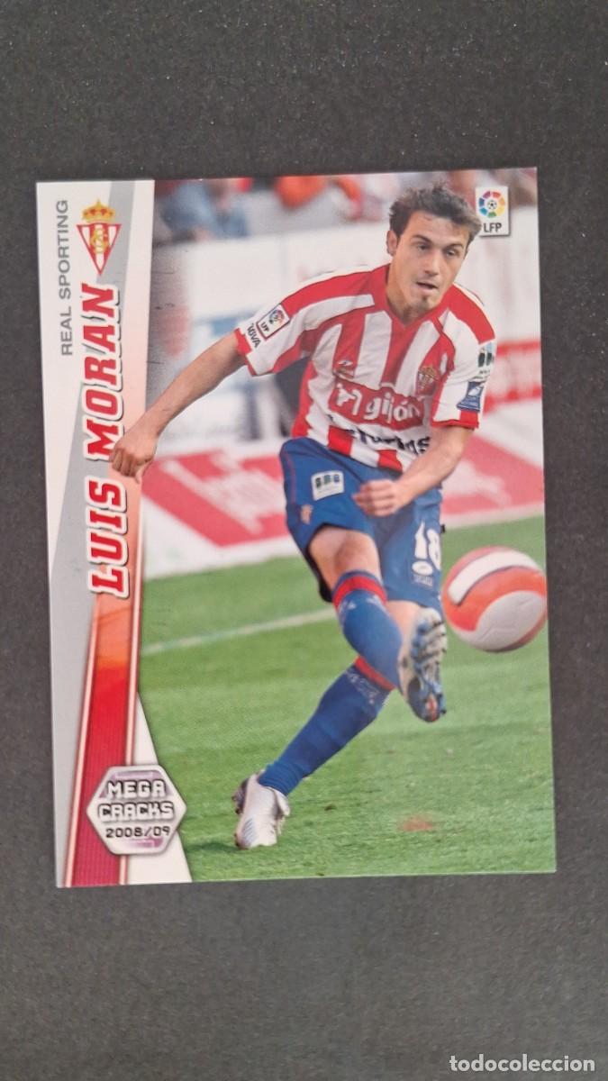 Cromos de F&uacute;tbol: L1 LUIS MORAN SPORTING DE GIJON 302 PANINI MEGACRACKS 2008 2009 08 09