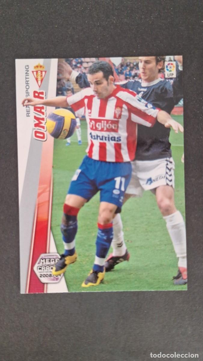 Cromos de F&uacute;tbol: L1 OMAR SPORTING DE GIJON 303 PANINI MEGACRACKS 2008 2009 08 09