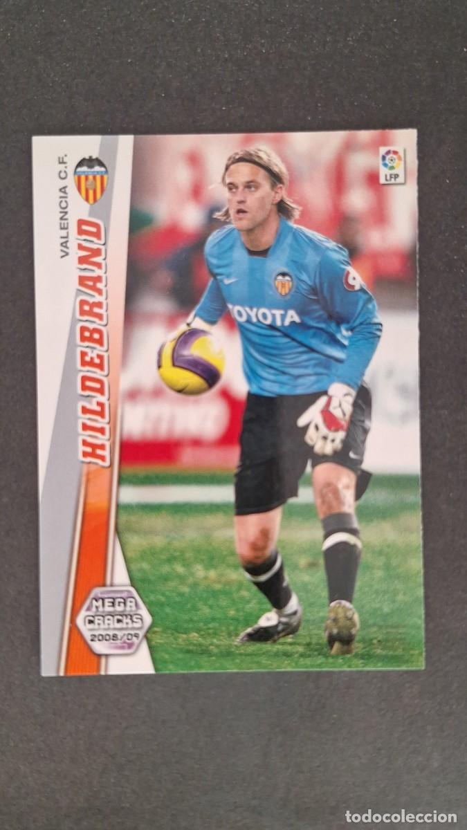 Cromos de F&uacute;tbol: L1 HILDEBRAND VALENCIA C. F. 308 PANINI MEGACRACKS 2008 2009 08 09