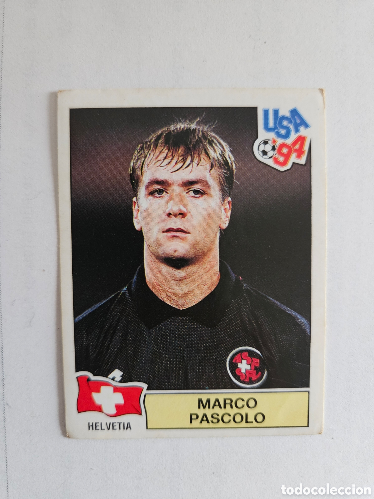 Cromos de F&uacute;tbol: MARCO PASCOLO SELECCION SUIZA 35 MUNDIAL USA 1994 94 PANINI NUNCA PEGADO SIN PEGAR