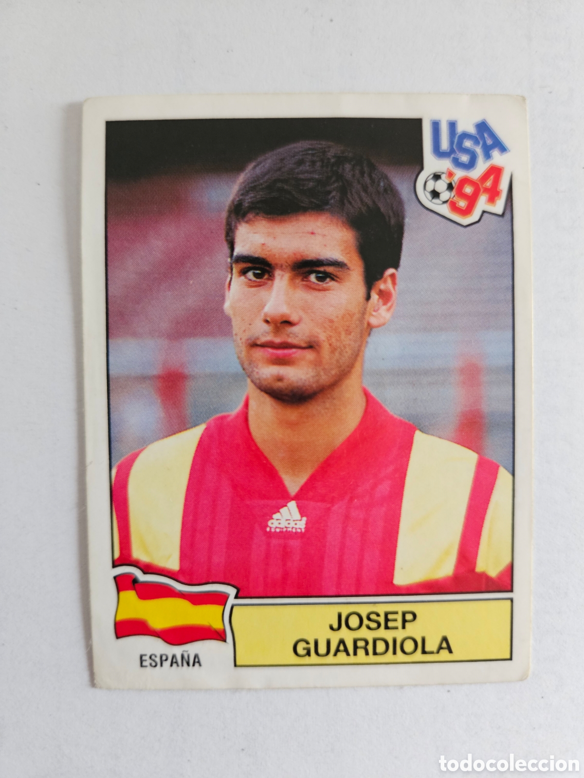 Cromos de F&uacute;tbol: GUARDIOLA ESPA&Ntilde;A 195 MUNDIAL USA 1994 94 PANINI NUNCA PEGADO SIN PEGAR