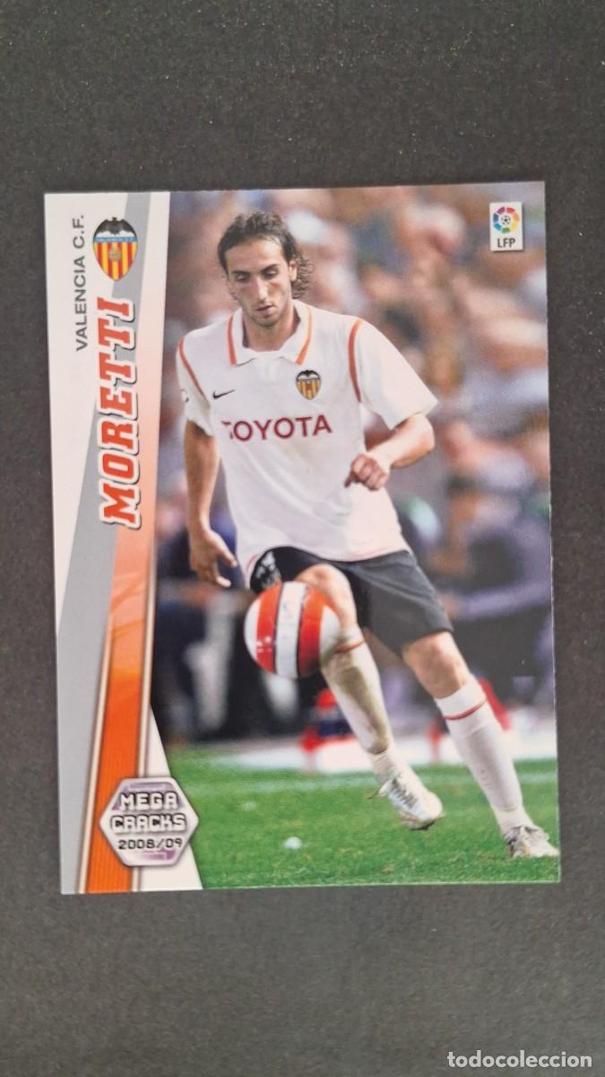 Cromos de F&uacute;tbol: L1 MORETTI VALENCIA C. F. 314 PANINI MEGACRACKS 2008 2009 08 09