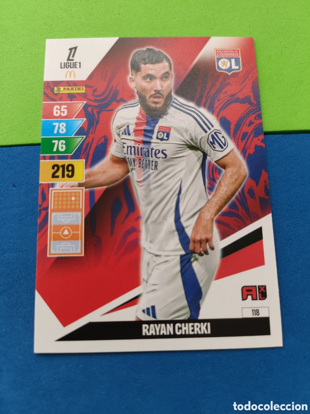 Cromos de F&uacute;tbol: LIGUE 1 FRANCIA FRANCE ADRENALYN XL 24 25 2024 2025 - 118 Cherki