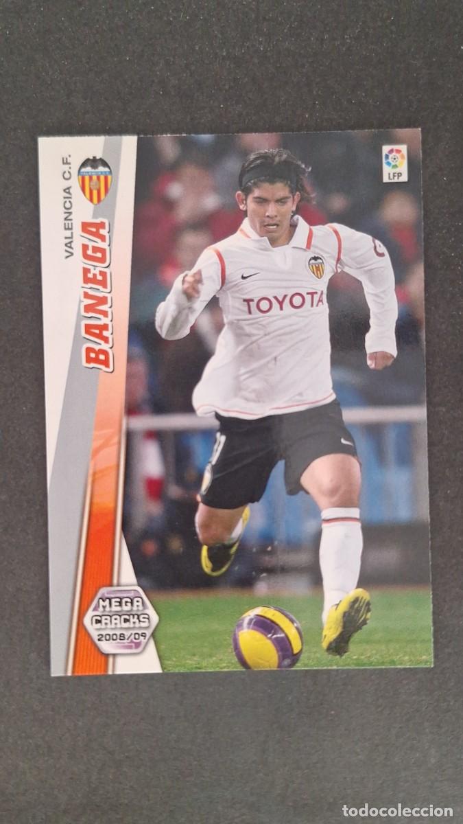 Cromos de F&uacute;tbol: L1 BANEGA VALENCIA C. F. 317 PANINI MEGACRACKS 2008 2009 08 09
