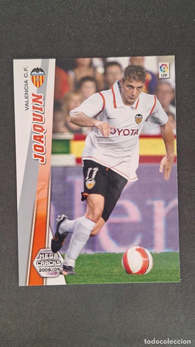 Cromos de F&uacute;tbol: L1 JOAQUIN VALENCIA C. F. 318 PANINI MEGACRACKS 2008 2009 08 09
