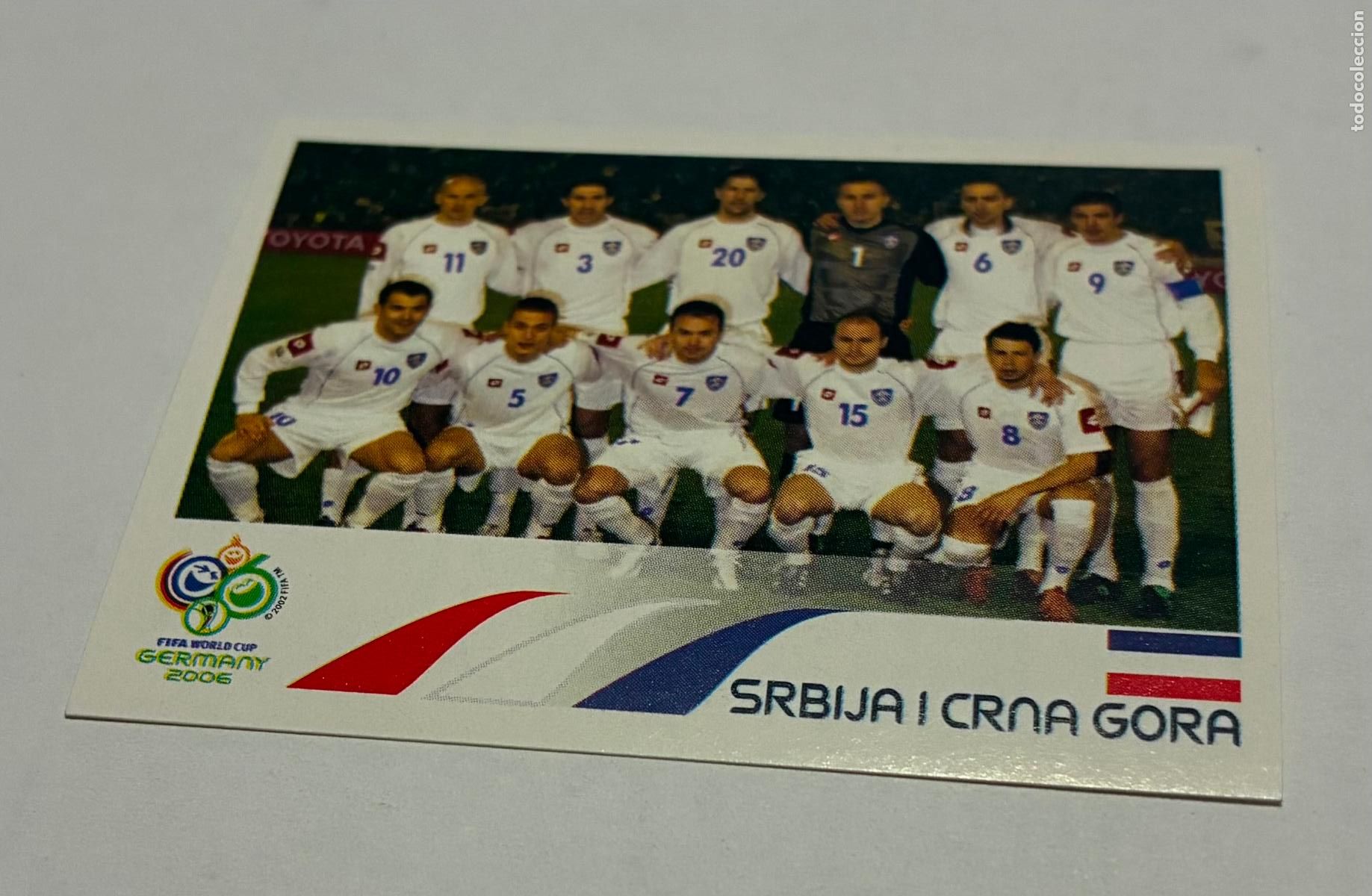 Cromos de F&uacute;tbol: CROMO FUTBOL MUNDIAL ALEMANIA 2006, PANINI, Numero 207, ALINEACION SERBIA