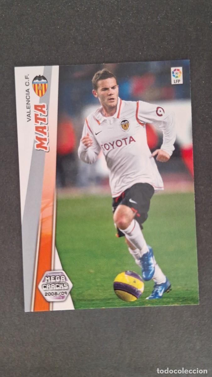 Cromos de F&uacute;tbol: L1 MATA VALENCIA C. F. 321 PANINI MEGACRACKS 2008 2009 08 09