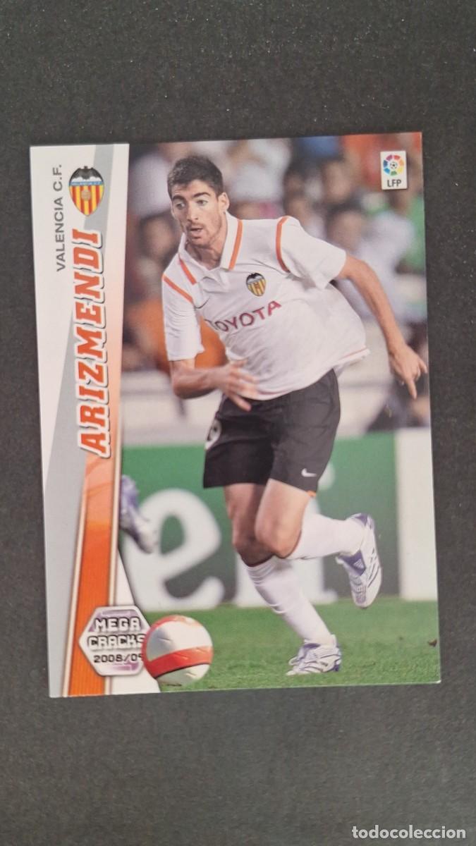 Cromos de F&uacute;tbol: L1 ARIZMENDI VALENCIA C. F. 322 PANINI MEGACRACKS 2008 2009 08 09