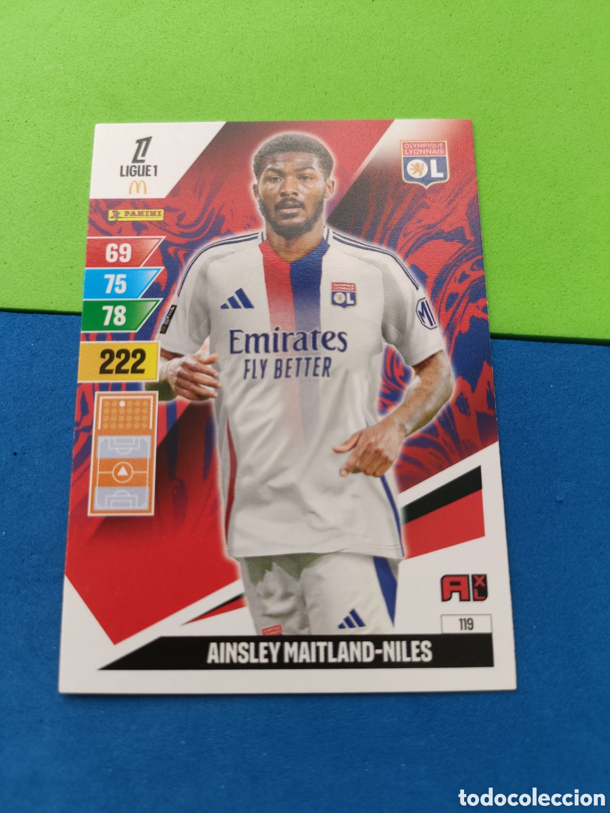Cromos de F&uacute;tbol: LIGUE 1 FRANCIA FRANCE ADRENALYN XL 24 25 2024 2025 - 119 Maitland Niles