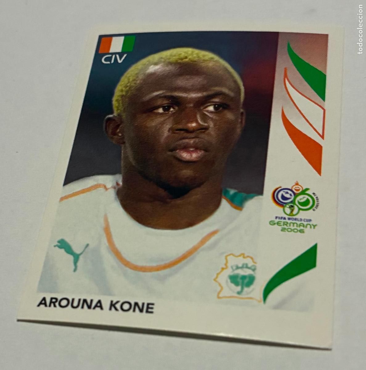 Cromos de F&uacute;tbol: CROMO FUTBOL MUNDIAL ALEMANIA 2006, PANINI, Numero 206, ARQUINA KONE, Civ