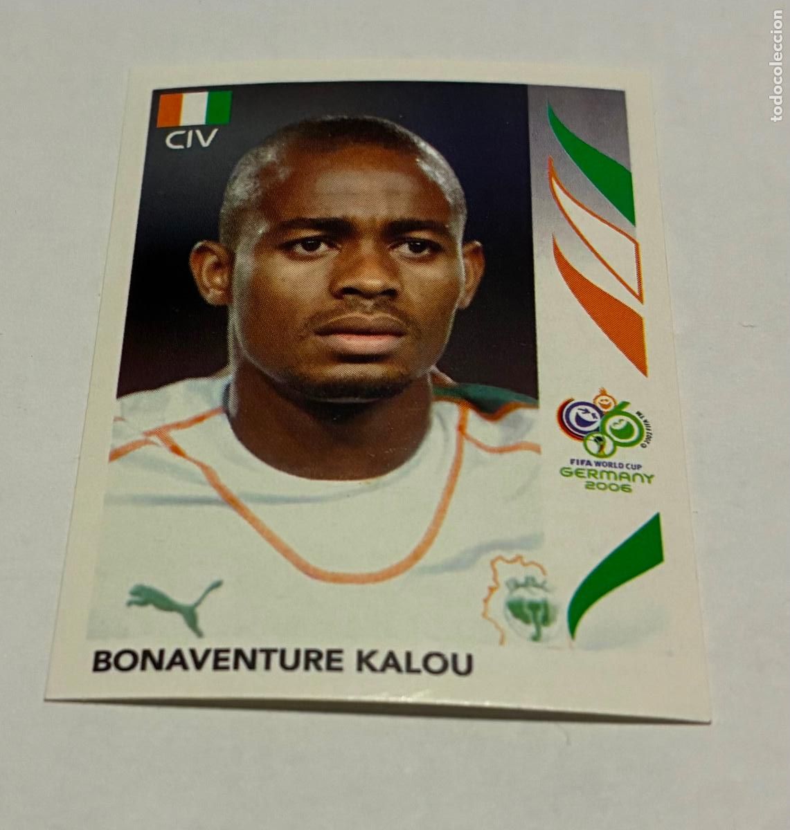 Fu&szlig;ball-Sticker: CROMO FUTBOL MUNDIAL ALEMANIA, 2006, PANINI, Numero 198, BONAVENTURE KALOU, CIV