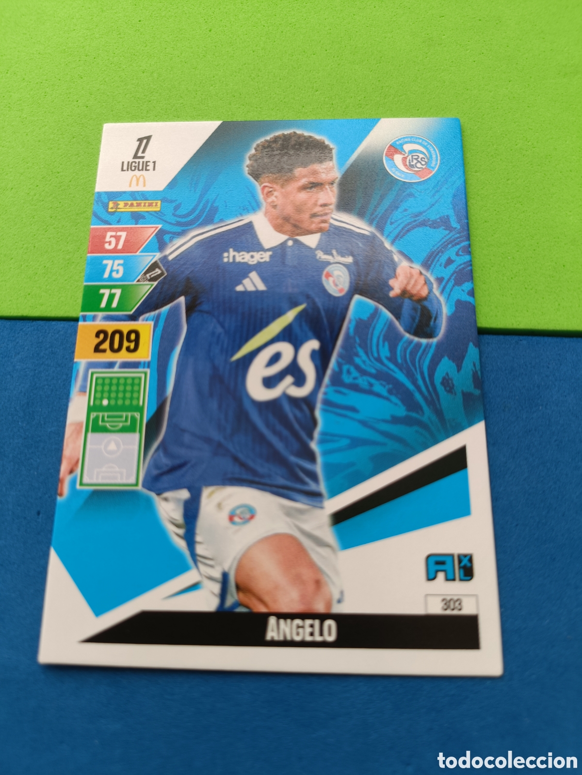 Cromos de F&uacute;tbol: LIGUE 1 FRANCIA FRANCE ADRENALYN XL 24 25 2024 2025 - 303 Angelo